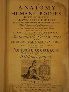 Anatomy of Humane Bodies title page