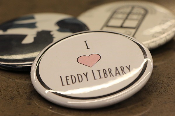Leddy Library Button Making