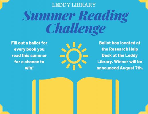Leddy Library Summer Reading Challenge 