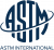 A logo with blue text on white that reads: "ASTM International"
