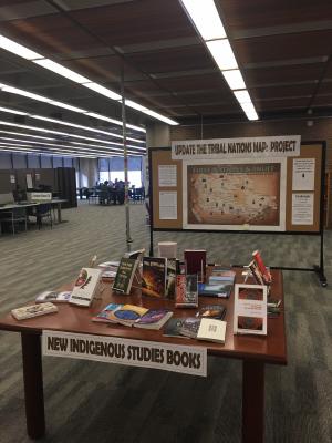 Image of indigenous book display