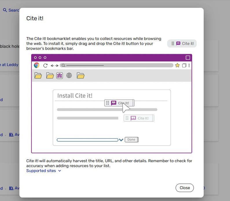 cite it demonstration