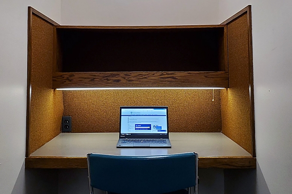 Personal study rooms now available | Leddy Library