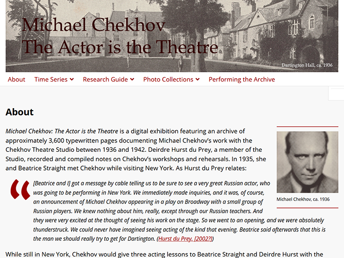 Michael Chekhov: The Actor is the Theatre