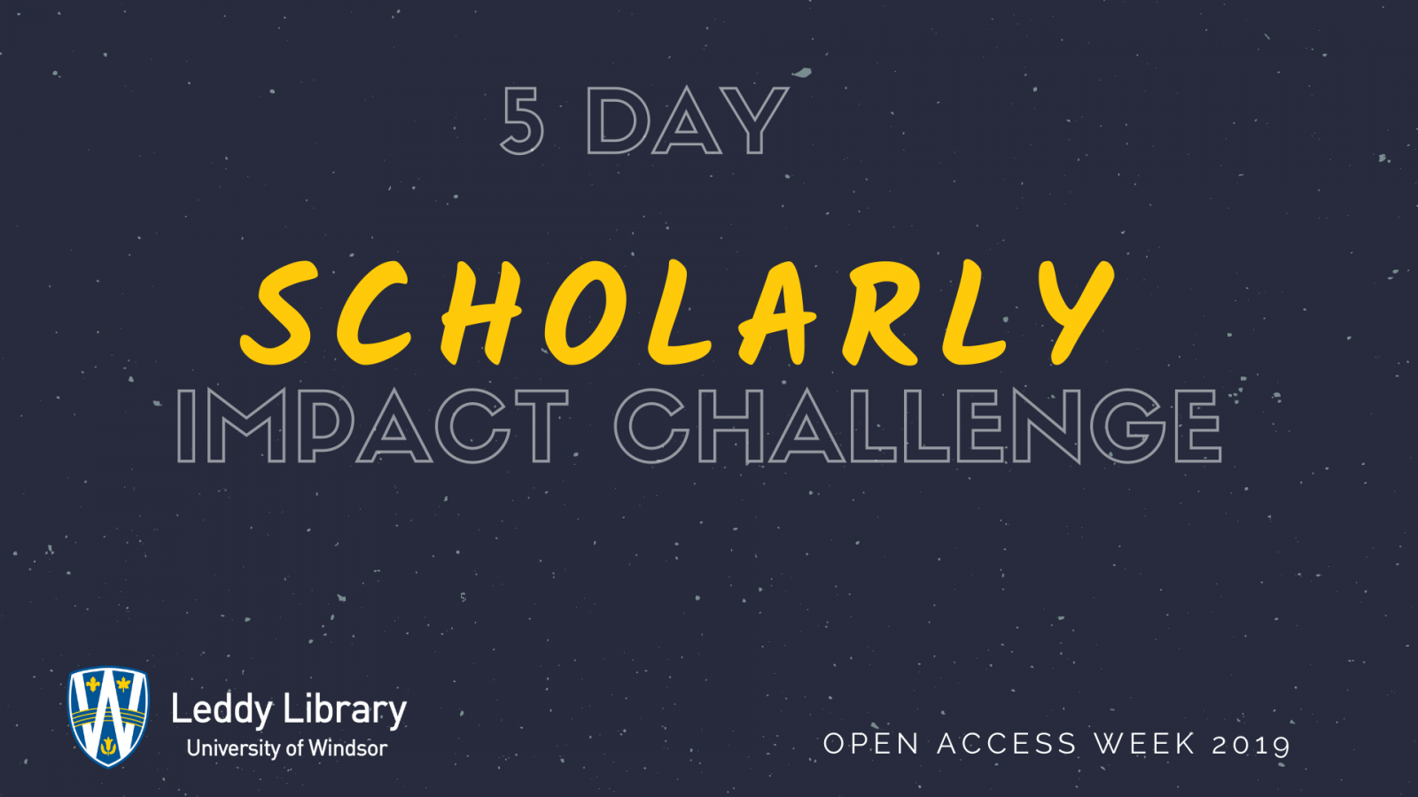 5 Day Scholarly Impact Challenge