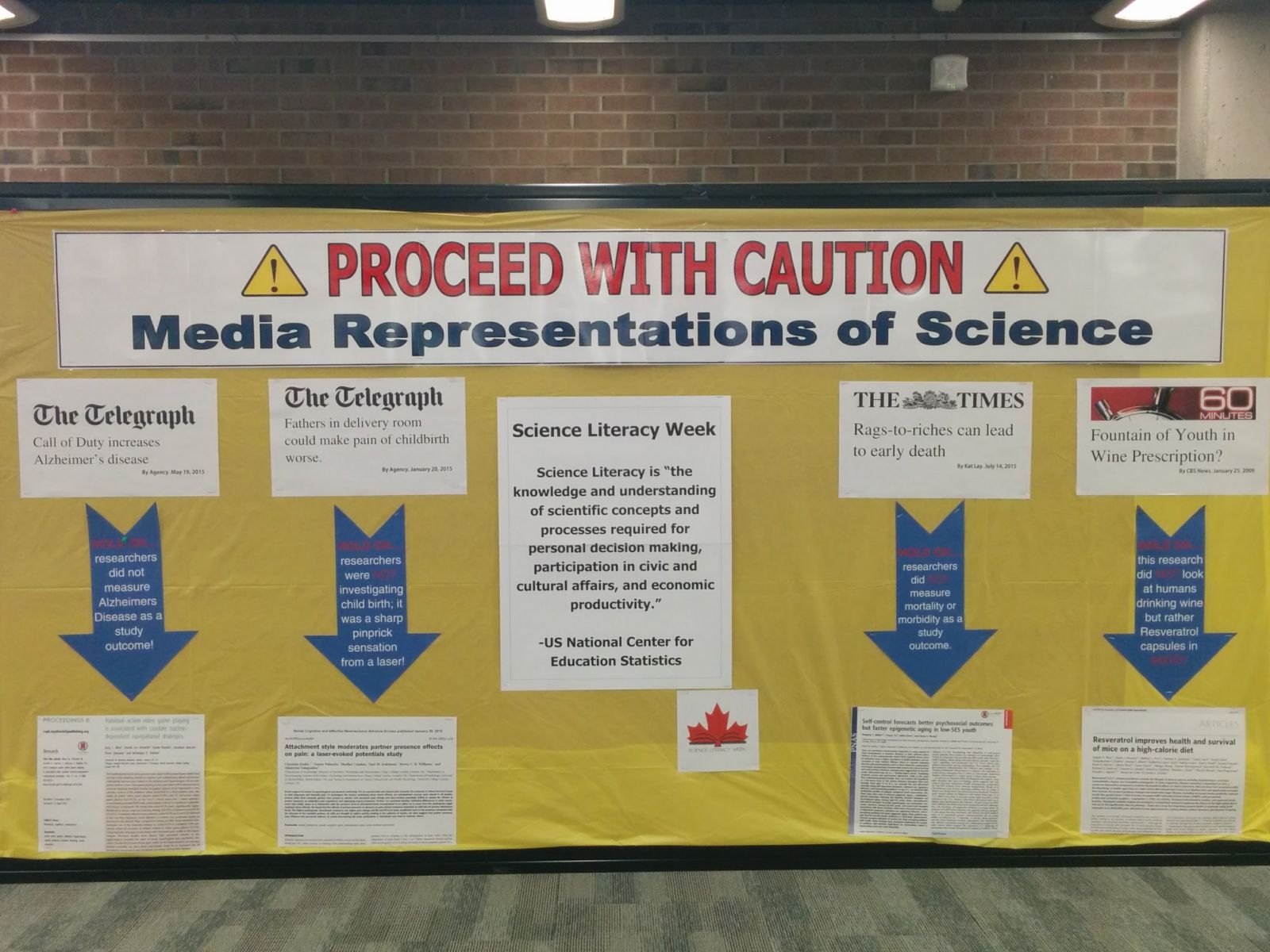 science literacy display