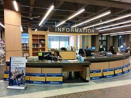 Library information counter