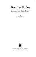 Overdue notice : poems from the library