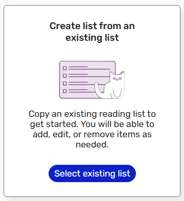 create list from an existing list