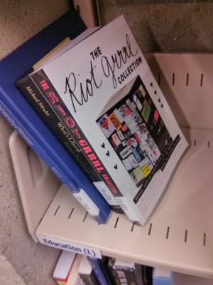 Riot Grrl book on the shelf