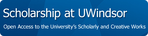Scholarship at UWindsor Banner