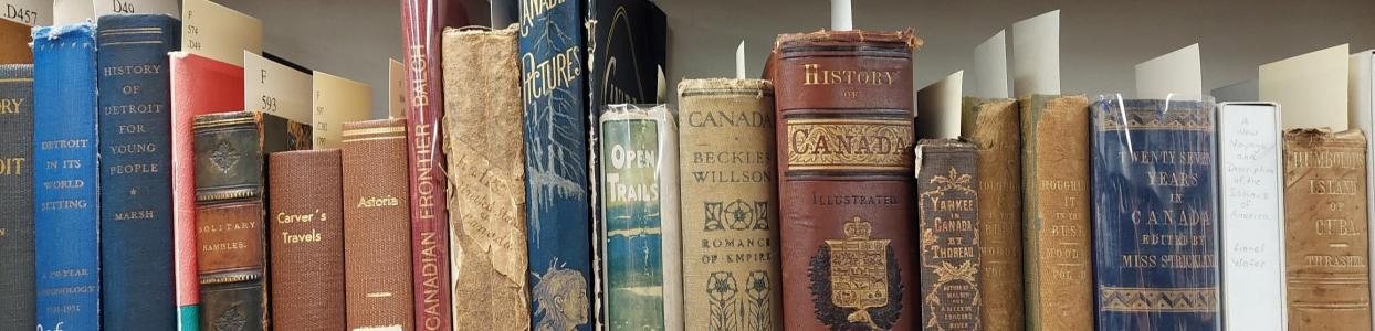 Colourful 19th century rare books 