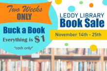 Leddy Library Book Sale, Nov. 14-25, everything is $1