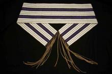 Two Row Wampum Replica Belt