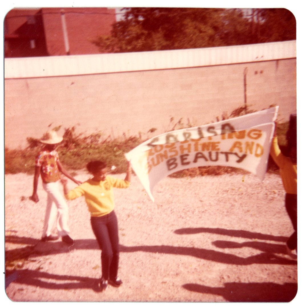 Parade float of Caribbean Student Association of University of Windsor  in 1980s